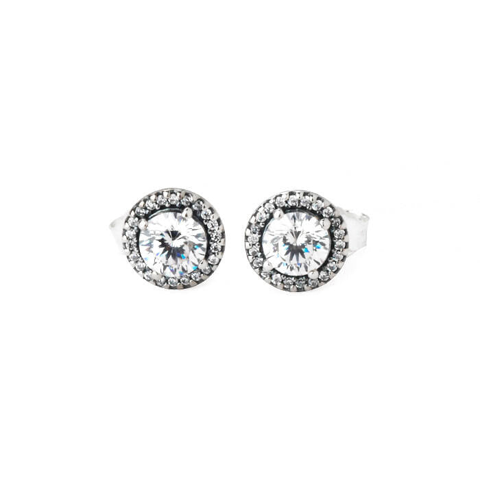 Pandora 296272CZ Round Sparkle Stud Earrings