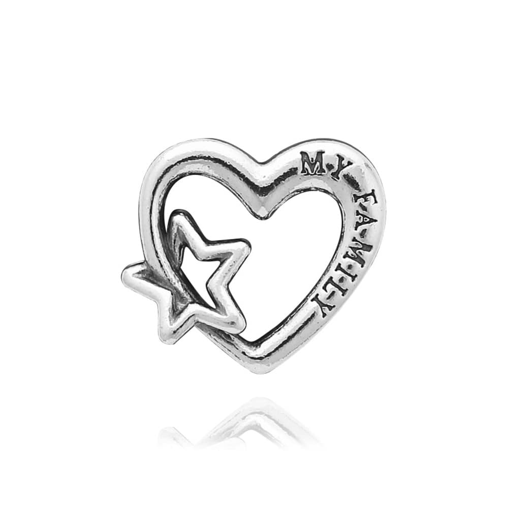 Pandora 792829C00 OpenWorks Universe Family Heart Star Paramouncy
