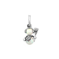 Pandora 792981C01 Opalcent Snowman Dangle