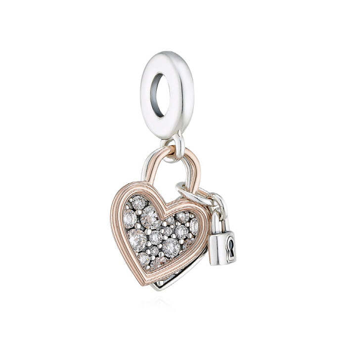 Pandora 780087C01 Heart Claddh Double Dangle