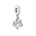 Pandora 792247C01 Sparkling Pet Paw Print Dangle