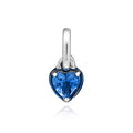 Pandora 793042C02 Mini Blue Heart Chakra Dangle