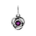 Pandora 793125C02 Purple Infinity Circle Dangle (February birthstone)