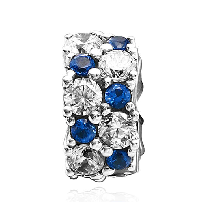 Pandora 799171C01 Clear Blue Sparkling Clip