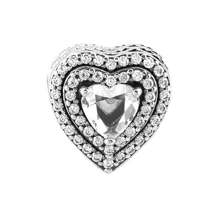 Pandora 799218C01 Sparkling Levelled Heart