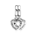 Pandora linkable sisterheart split dangle