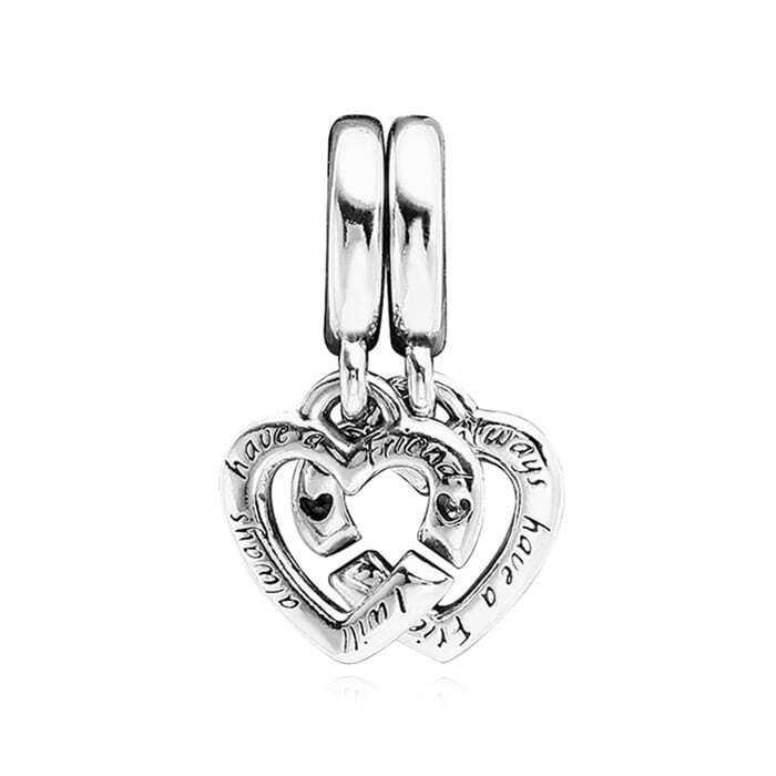 Pandora linkable sisterheart split dangle