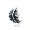 Pandora 792576C01 Blue Curved Feather Pin