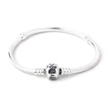Pandora 590702HV Moments Silver Clasps Bracelet