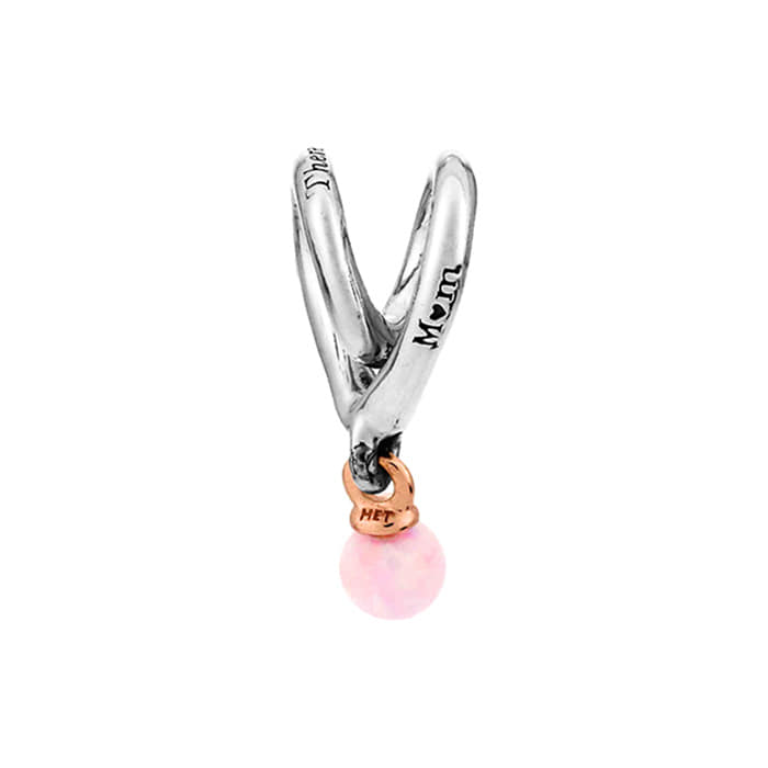 Pandora 783242C01 two-tone wrap heart