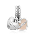 Pandora 792072EN40 Mother and Daughter Hearts Pendant