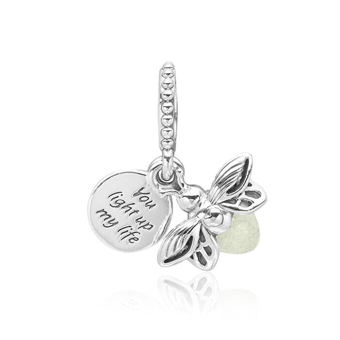 Pandora 799352C01 Glow in the Dark Firefly Danggle