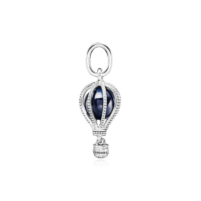 Pandora 798064NMB blue hot air balloon pendant