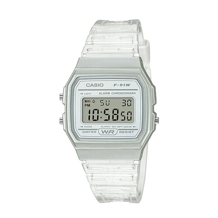 Casio F-91WS-7 Public Sports Transparent Electronic Watch