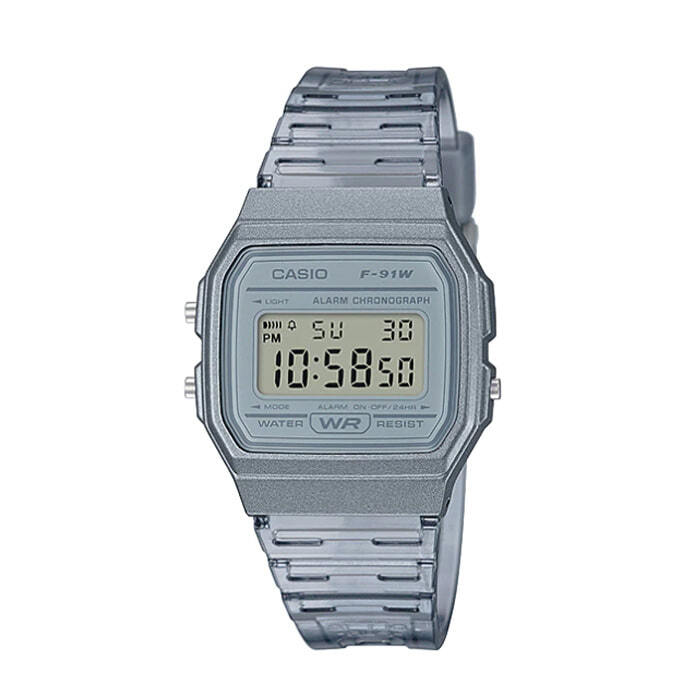 Casio F-91WS-8 Public Sports Transparent Electronic Watch