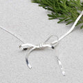 Athlete Silver 925 Chain Necklace Snake Ribbon Layered (38303277A)