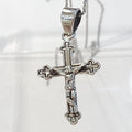 Bluekey silver cross pendant 230804-24 (10691085A)