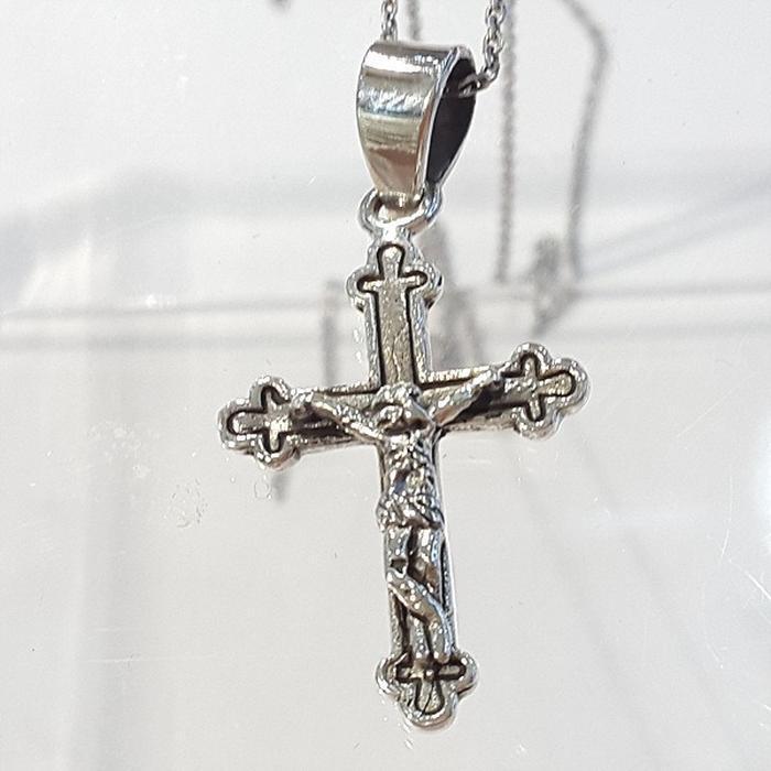Bluekey silver cross pendant 230804-24 (10691085A)
