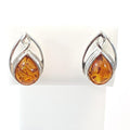 BlueKe Silver925 Pumpkin Gem Earring 240315-11 Birthstone (14008253A)