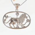 Bluekey Silver 925 Lion Necklace (240709-10) (16852970A)