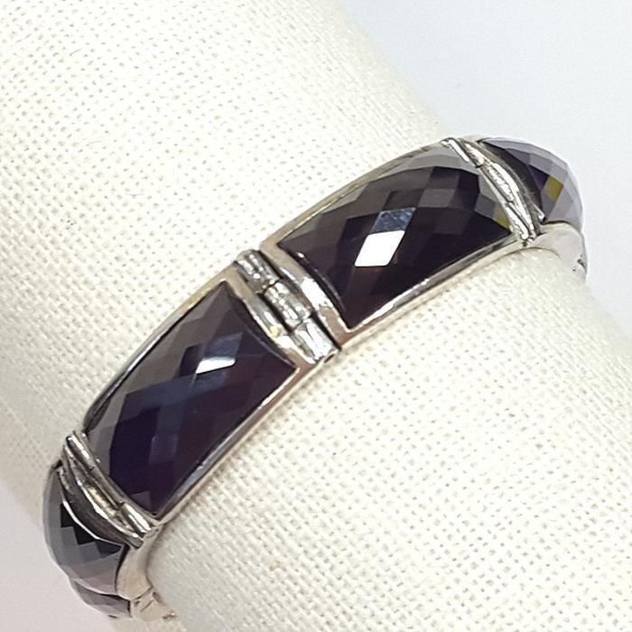 Bluekey Silver925 CZ synthetic bracelet 240911-21 (19369275A)