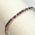 Bluekey AA-grade Rhodolite Garnet Bracelet (240911-03) (19369292A)