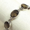 Bluekey A-grade Antique Smoky Quartz Raw Bracelet 241004-21 (21016211A)