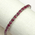 Bluekey Antique Ruby Gem Bracelet 241004-16th Birthday Stone (21016288A)