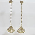 Bluekey Silver925 Cubic Zirconia Diamond Cut Earrings 241011-23 (23460909A)