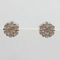 Bluekey Silver925 Cubic Zirconia Diamond Cut Earrings 241010-22 (23460922A)
