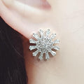 Bluekey Silver925 Cubic Zirconia Diamond Cut Earrings 241010-19 (23460924A)