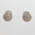 Bluekey Silver925 Cubic Zirconia Diamond Cut Earrings 241010-09 (23460932A)