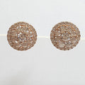 Bluekey Silver925 Cubic Zirconia Diamond Cut Earrings 241011-14 (23461101A)