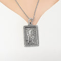 Bluekey Silver Zodiac Ram Necklace 250206-07 (30201858A)