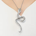 Bluekey 925 silver snake necklace (30201860A)