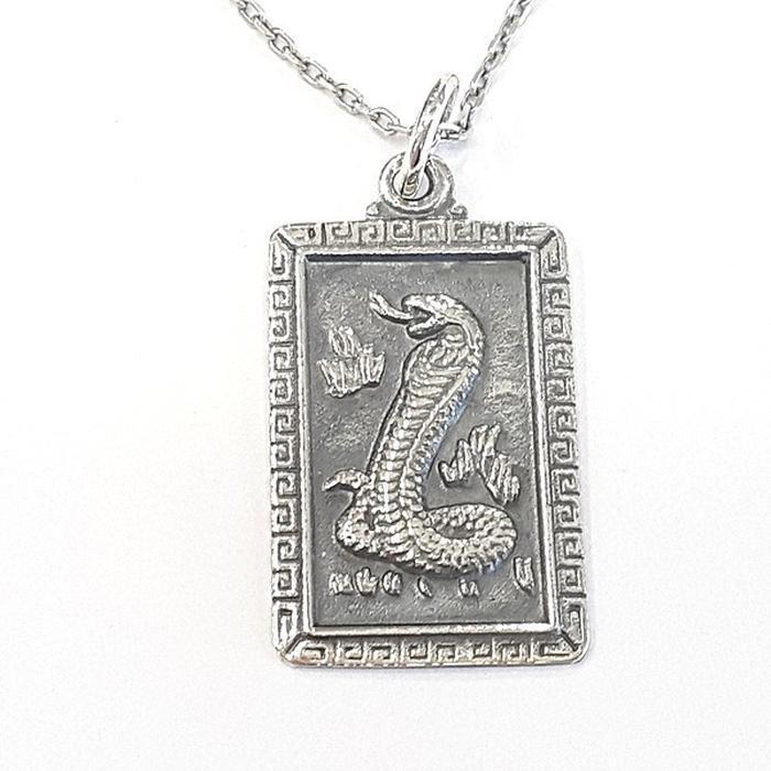 Bluekey Silver Snake Pendant 250206-05 (30201865A)