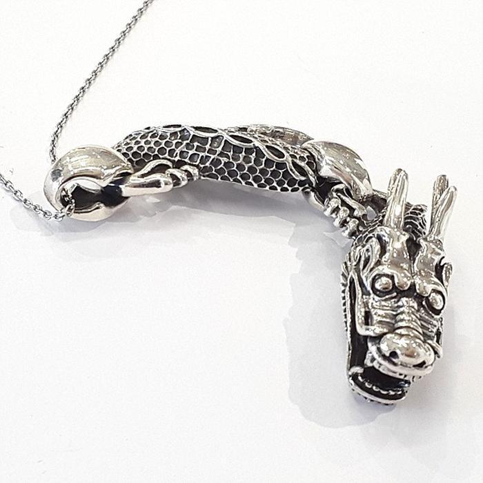 Bluekey Silver925 Silver UndDragoon Necklace 250206-01 (30201868A)