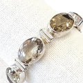 A-grade Antique Brown Citrine Raw Gem Bracelet (30460481A)