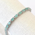 Bluekey Antique Emerald Gemstone Bracelet 250209-01 (30461178A)