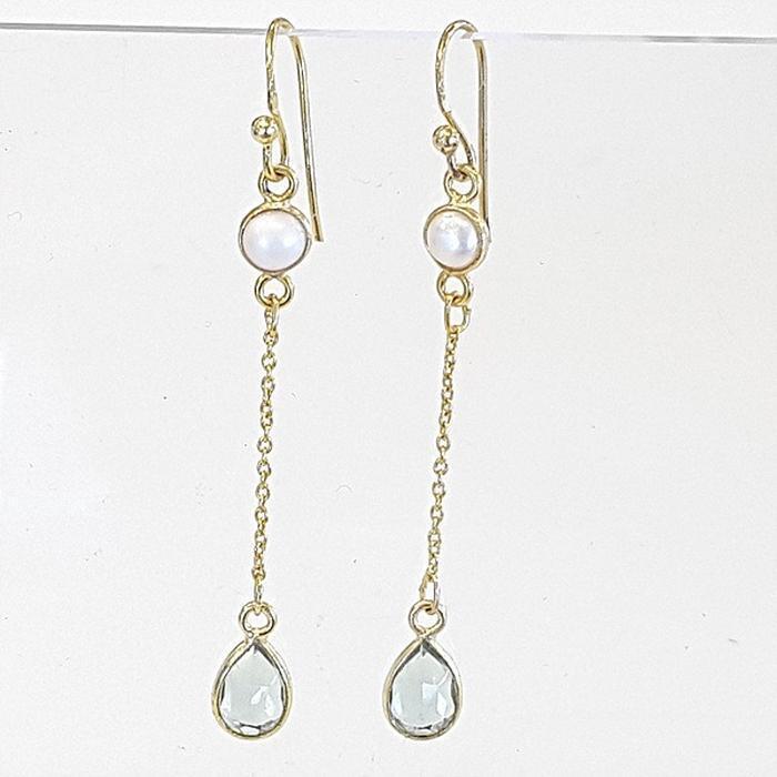 BlueKe AA-grade cultured_green_turquoise_raw_earring_250210-24 (30629689A)