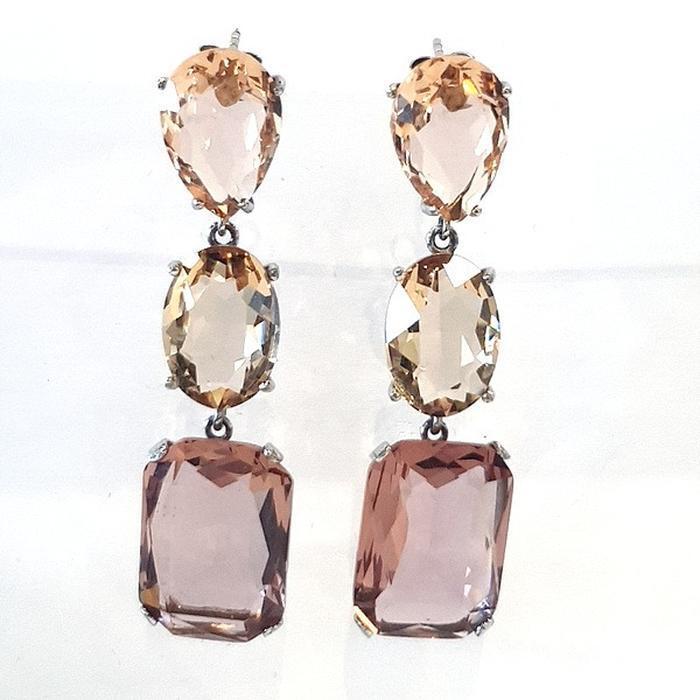 Bluekey A-rank Party Huang Shuzheng Synthetic Stone Earring 250211-24 (30851991A)