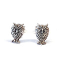 Bluekey Silver925 silver owl earrings 250211-19 (30851994A)