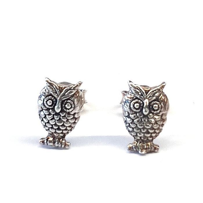 Bluekey Silver925 silver owl earrings 250211-19 (30851994A)