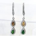 Bluekey AA-grade Cocktail Thorite Gem Earings 250211-20 (30851995A)