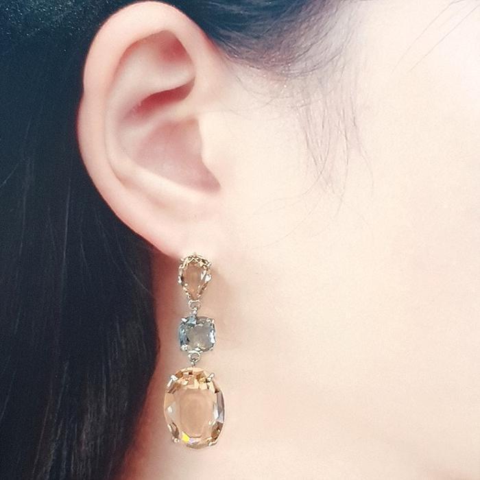 Bluekey A-grade party Huang Shujing synthetic ear cuff 250212-02 (31194322A)