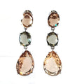 Bluekey A-grade party Huang Shuzheng synthetic stone earrings 250212-03 (31194323A)