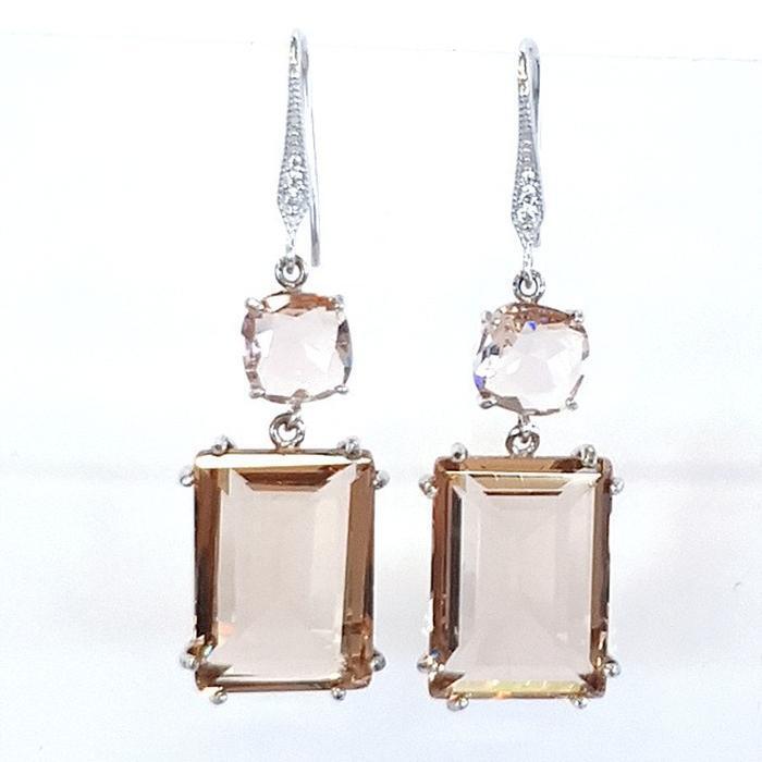 Bluekey A-grade party Huang Shuzheng synthetic stone ear cuff 250212-01 (31194325A)