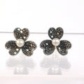 Bluekey Silver925 Freshwater Pearl Gem Earrings 250301-17 (31489199A)