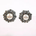 Bluekey Silver925 Freshwater Pearl Gem Earring 250301-15 (31489201A)
