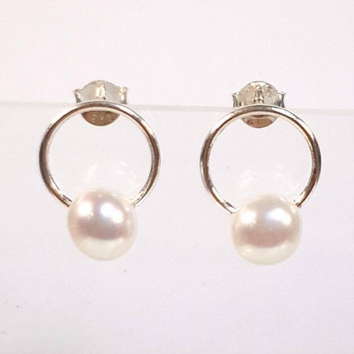 Bluekey Silver925 Freshwater Pearl Earring 250301-24 (31489236A)